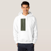 Sweat - shirt à capuche de bruit vert de mousse ve (Devant entier)