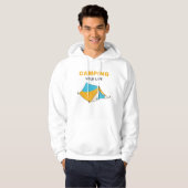 Sweat - shirt à capuche de camp (Devant entier)