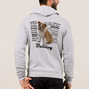 Sweat - shirt à capuche de caractères Bulldog