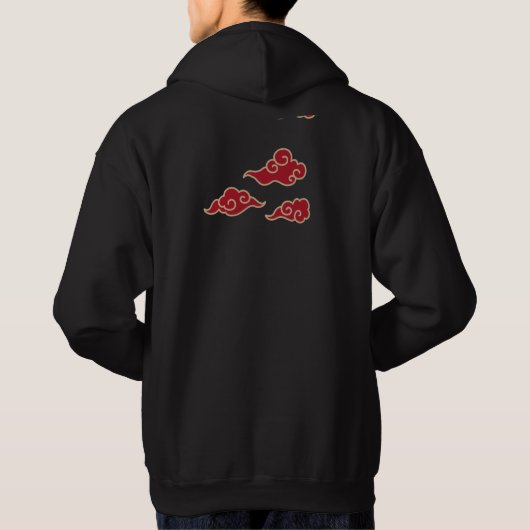 Sweat - shirt à capuche de chandail Akatsuki (Dos)