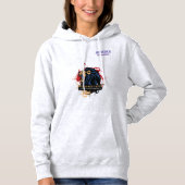 Sweat - shirt à capuche de chaos mesuré avec nom (Devant)