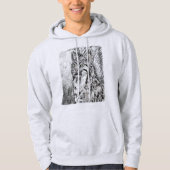 Sweat - shirt à capuche de chat sauvage (Devant)