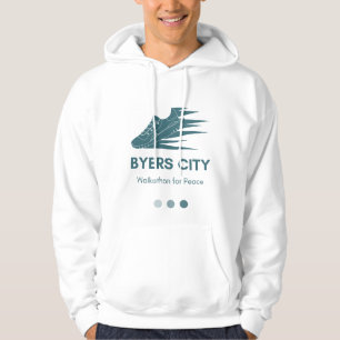 Sweat - shirt à capuche de chaussures turquoise