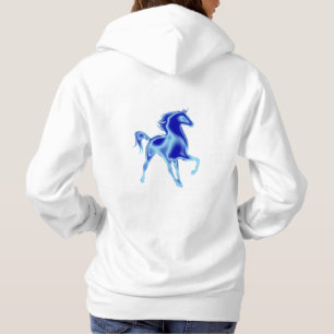 Sweat - shirt à capuche de Cheval Bleu - Peinture