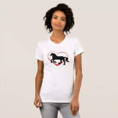 Sweat - shirt à capuche de cheval - cheval de (Devant entier)