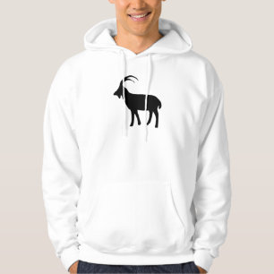 Sweat - shirt à capuche de chèvre