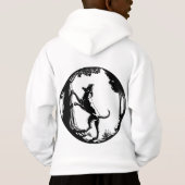 Sweat - shirt à capuche de chien de chien de chien (Dos)