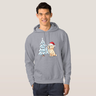 Sweat - shirt à capuche de chien Père Noël Festive