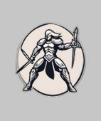 Sweat - shirt à capuche de combat guerrier (Collier)