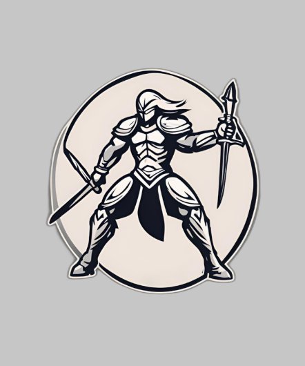 Sweat - shirt à capuche de combat guerrier (Collier)