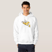 Sweat - shirt à capuche de conception de bière de (Devant entier)