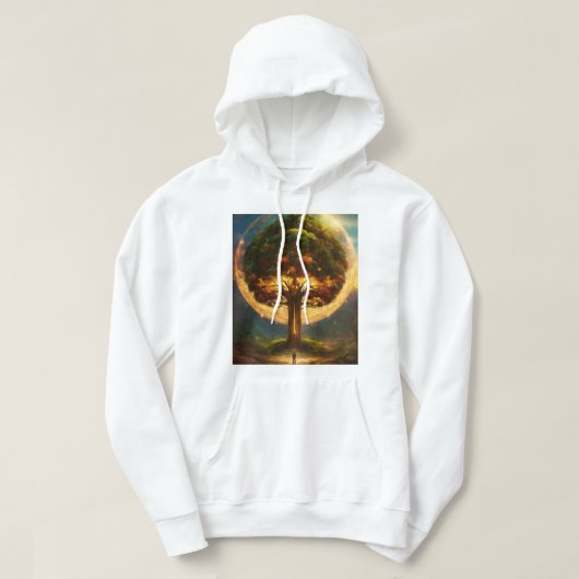 Sweat - shirt à capuche de conception imprimé (Design devant)