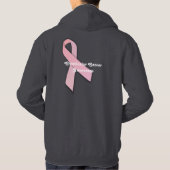 Sweat - shirt à capuche de conscience de Cancer de (Dos)