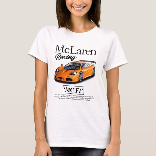 Sweat - shirt à capuche de course McLaren F1 - Cad (Devant)