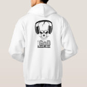 Sweat - shirt à capuche de crâne (Dos)