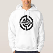 Sweat - shirt à capuche de crâne de logo (Devant)
