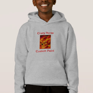 Sweat - shirt à capuche de crâne du feu d'enfant