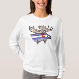 Sweat - shirt à capuche de dames d'élans du