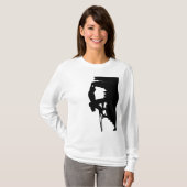 Sweat - shirt à capuche de dames d'escalade de (Devant entier)