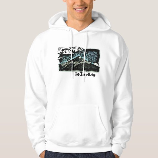Sweat - shirt à capuche de deco du Colorado (Devant)