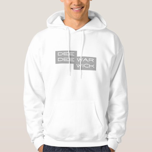 Sweat - shirt à capuche de Dee Dee Warwick Grey (Devant)