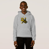Sweat - shirt à capuche de dessin animé d'abeilles (Devant entier)