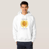 sweat - shirt à capuche de devis modifiable de piè (Devant entier)