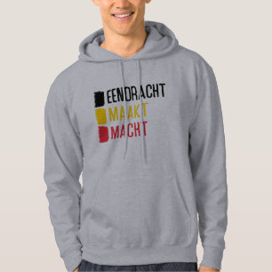 Sweat - shirt à capuche de devise belge Eendracht 