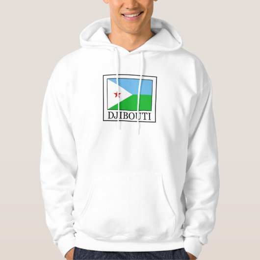 Sweat - shirt à capuche de Djibouti (Devant)