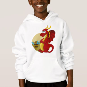 Sweat - shirt à capuche de dragon de dessin animé