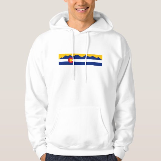 Sweat - shirt à capuche de drapeau de chaîne de (Devant)