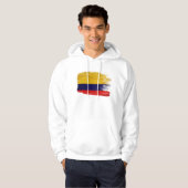 Sweat - shirt à capuche de drapeau de la Colombie (Devant entier)