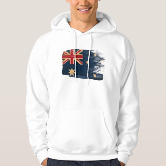 Sweat - shirt à capuche de drapeau de l'Australie (Devant)