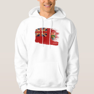 Sweat - shirt à capuche de drapeau de Manitoba