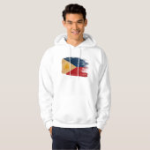 Sweat - shirt à capuche de drapeau de Philippines (Devant entier)