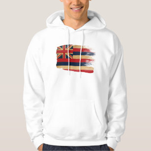 Sweat - shirt à capuche de drapeau d'Hawaï