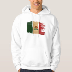 Sweat - shirt à capuche de drapeau du Mexique