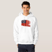 Sweat - shirt à capuche de drapeau du Samoa (Devant entier)