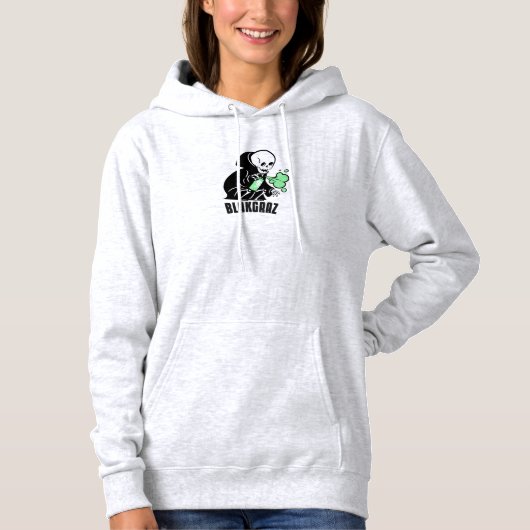 Sweat - shirt à capuche de faucheuse Blakgraz Grim (Devant)