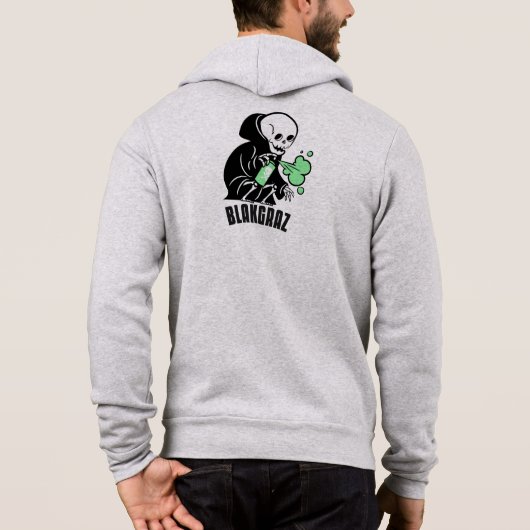 Sweat - shirt à capuche de faucheuse Blakgraz Grim (Dos)