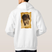 Sweat - shirt à capuche de faune de Big Cat Lion a (Dos)