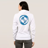Sweat - shirt à capuche de femme avec conception c (Dos entier)