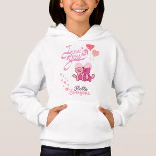 SWEAT - SHIRT À CAPUCHE DE FEMMES DOUCES AVEC LES