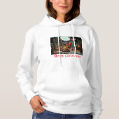sweat - shirt à capuche de femmes. Joyeux Noël. fe (Devant)