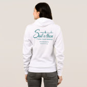 Sweat - shirt à capuche de fermeture éclair de (Dos entier)