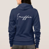 Sweat - shirt à capuche de Fermeture éclair- de (Dos)