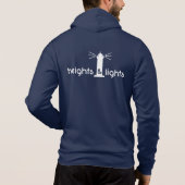 Sweat - shirt à capuche de fermeture éclair de (Dos)