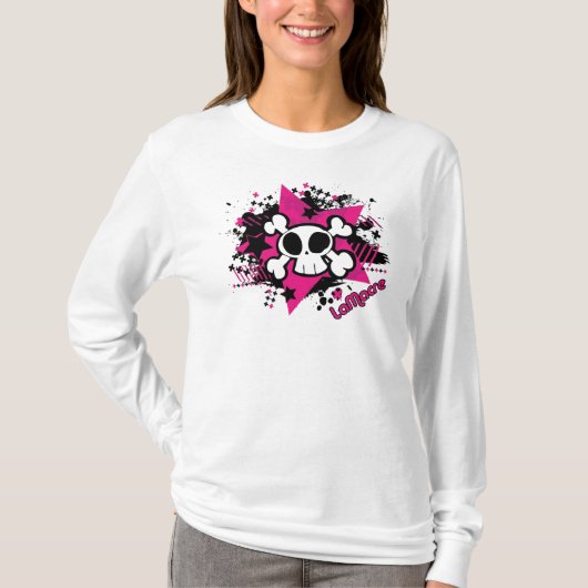 Sweat - shirt à capuche de filles de crâne (Devant)