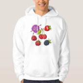 Sweat - shirt à capuche de fruits frais mûrs (Devant)