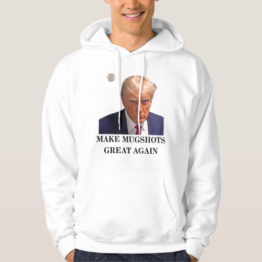 Sweat - shirt à capuche de fusil masculin Trump (Devant)